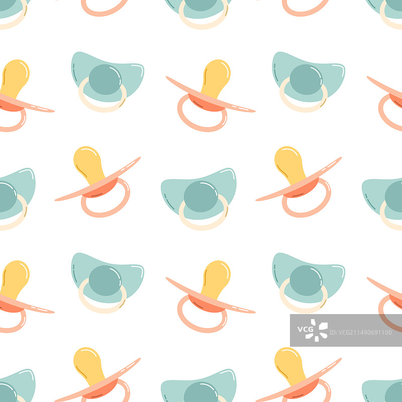 奶嘴无缝图案图片素材