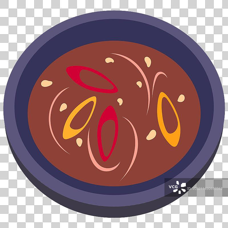 印尼甜食扁平美食图标图片素材
