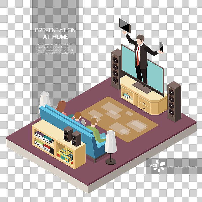 居家展示概念图片素材