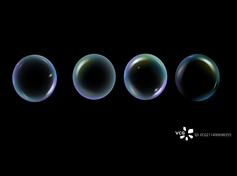 透明背景上的啤酒泡沫图片素材