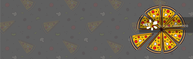 带有文本复制空间的banner宣传单背景图片素材