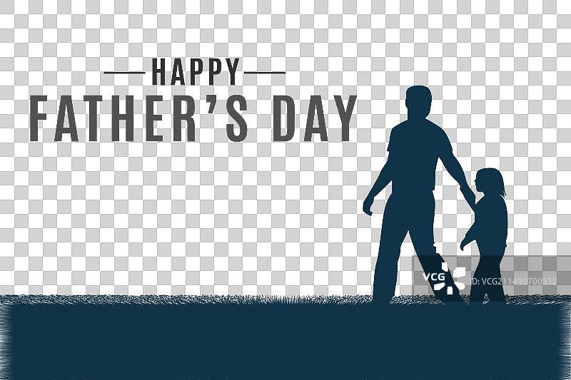 父亲节剪影背景图片素材