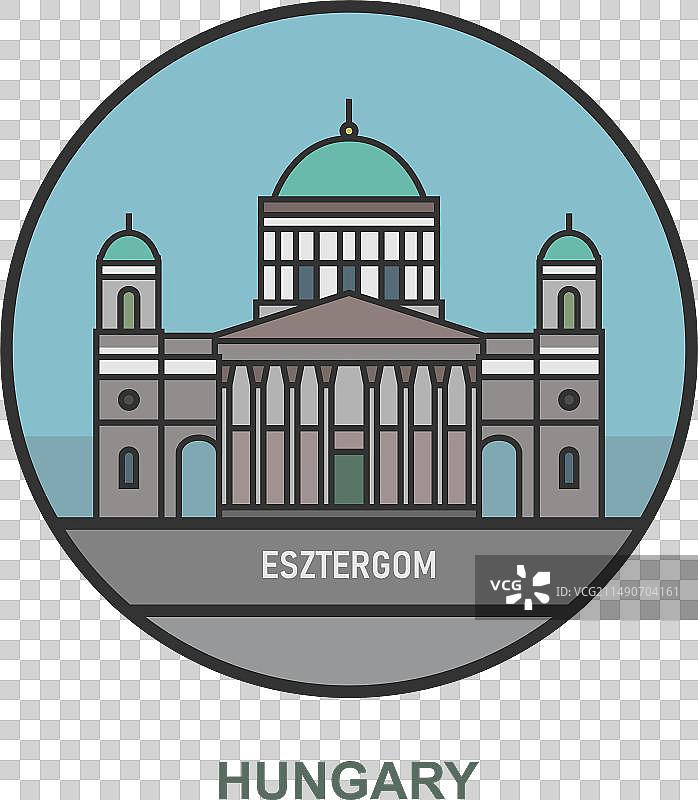 匈牙利城市埃斯泰尔戈姆图片素材