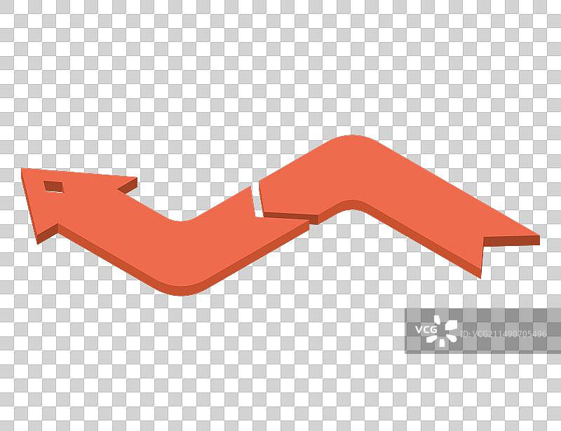 GPS导航地图指针2.5D图标图片素材