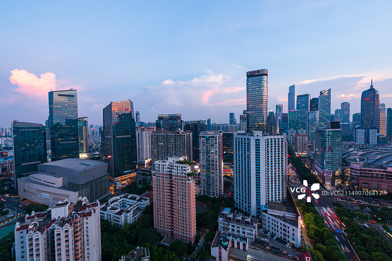 城市建筑夜景风光图片素材