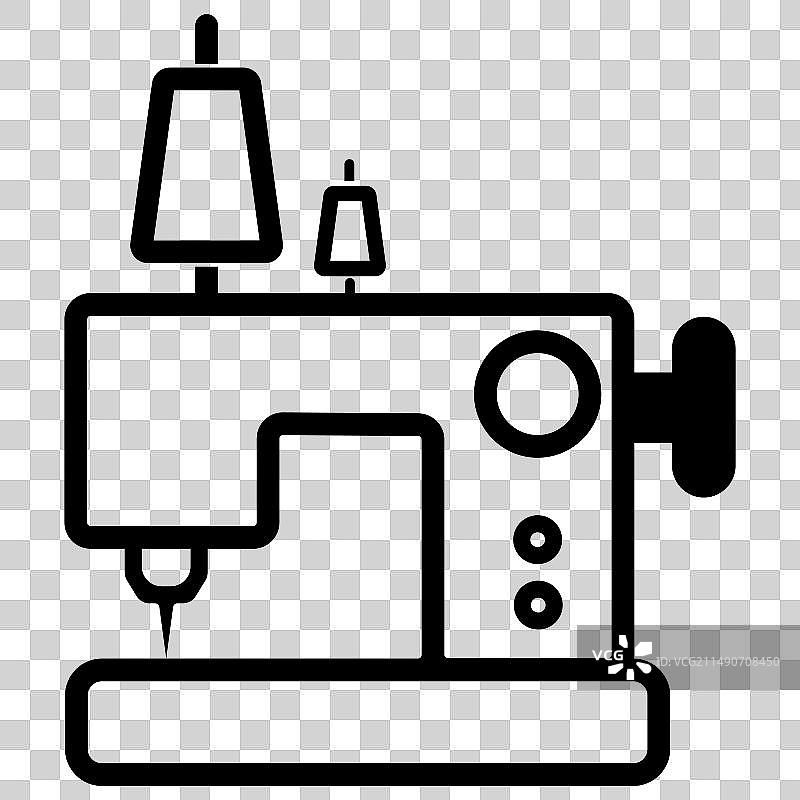 电动缝纫机图标图片素材