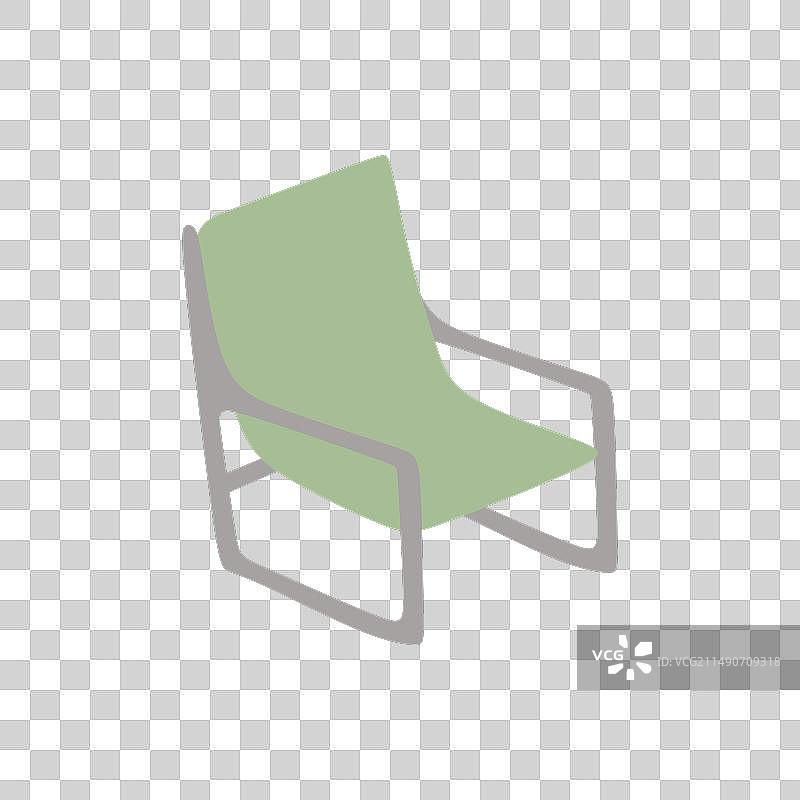 折叠式钓鱼或露营椅户外活动图片素材