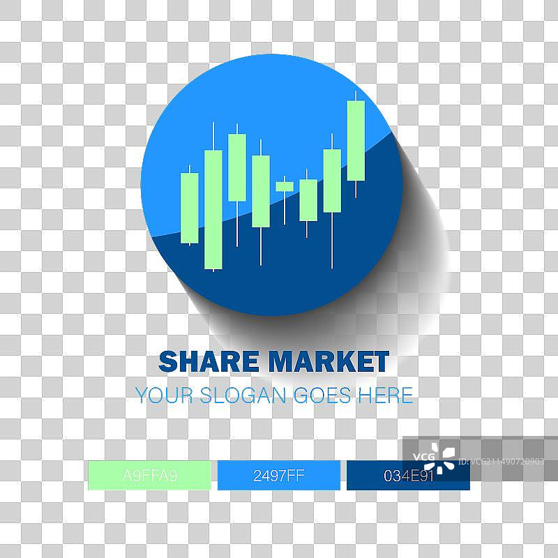 市场图表分享标志图片素材