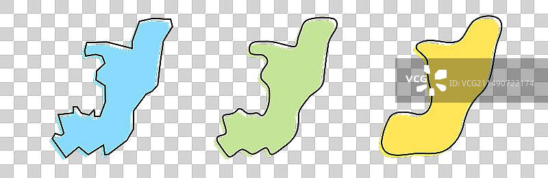 刚果共和国地图图片素材