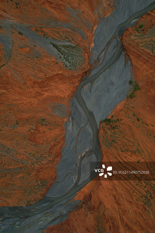 航拍安集海大峡谷图片素材