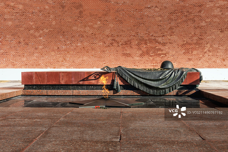 俄罗斯莫斯科亚历山大花园无名烈士墓图片素材