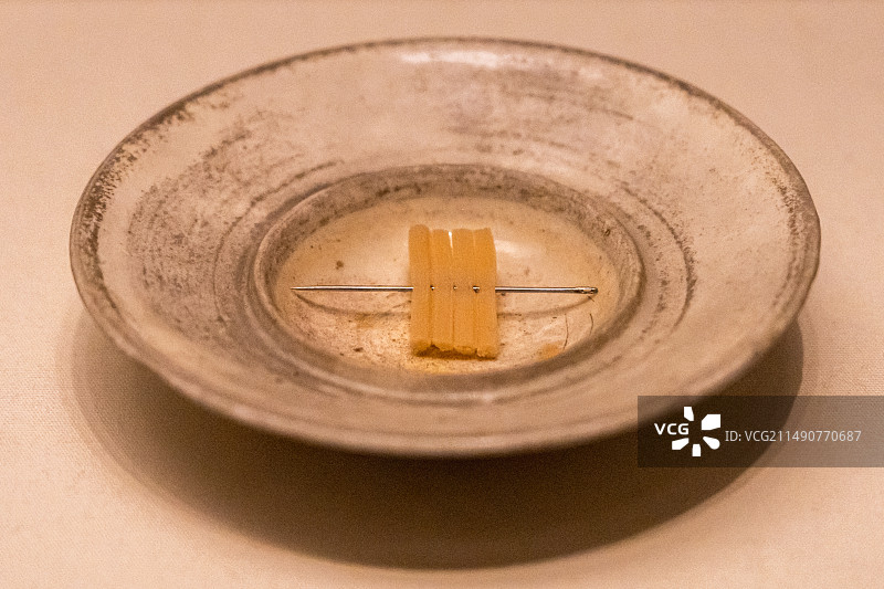 北宋水浮法指南针（据《梦溪笔谈》和《本草衍义》按1：1比例复制）中国国家博物馆藏图片素材