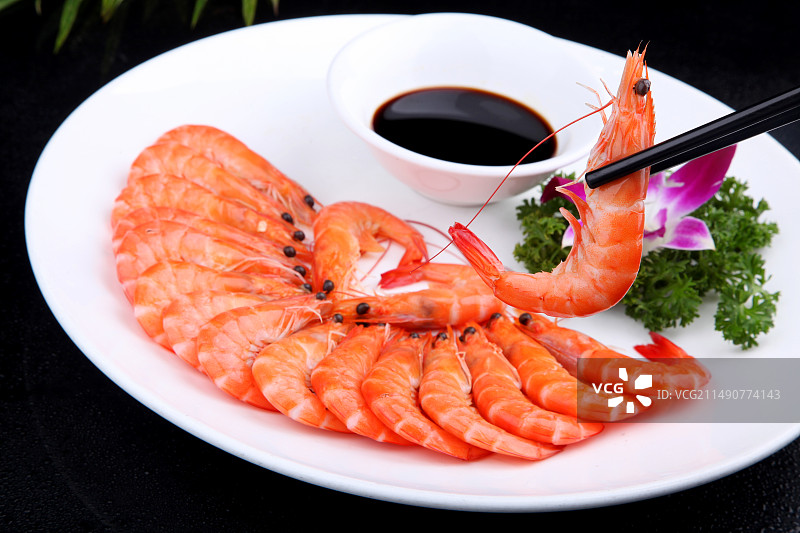 白灼虾图片素材