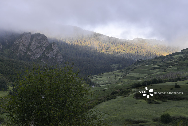 甘南扎尕那风光图片素材