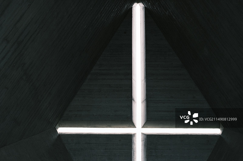 威海鸡鸣岛海边教堂图片素材