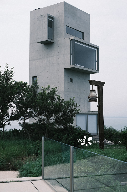 威海鸡鸣岛民宿建筑图片素材