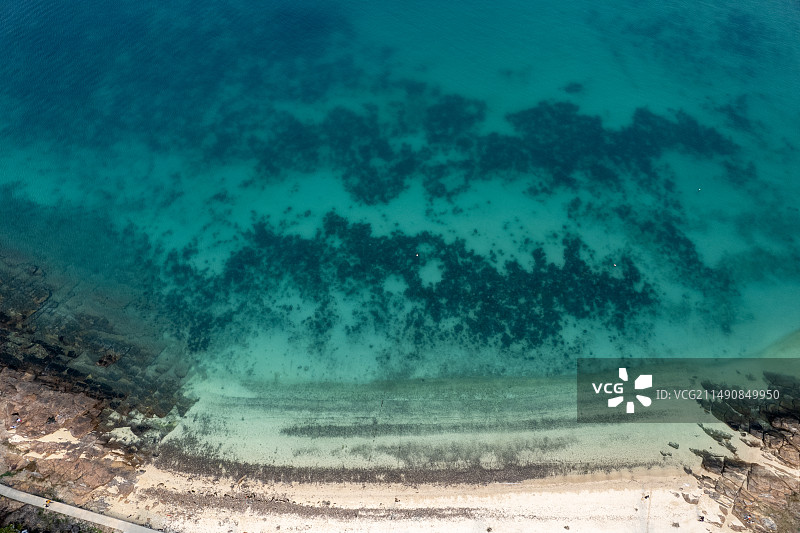 香港东平洲海岸线图片素材