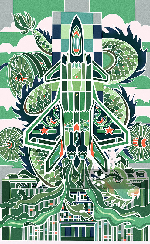 龙腾华夏 国泰民安图片素材