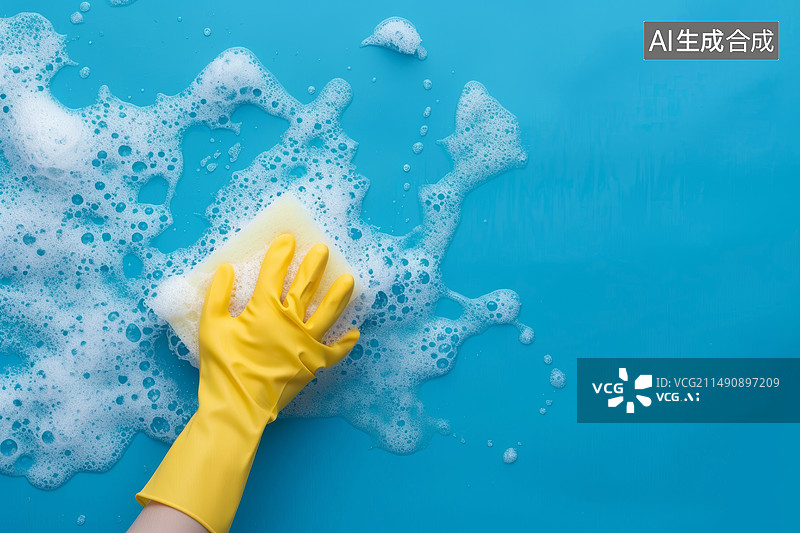 【AI数字艺术】清洁清洗背景图片素材