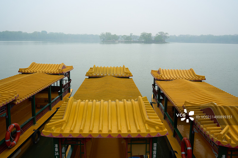 圆明园春季风光图片素材