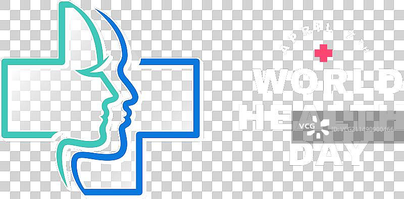 蓝色世界中人类的健康图片素材