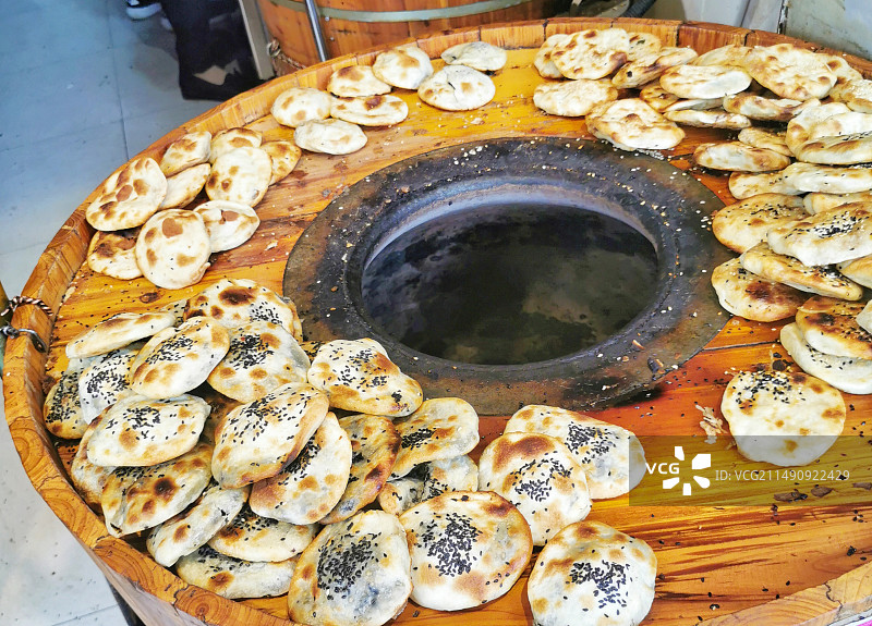 山西烤饼图片素材