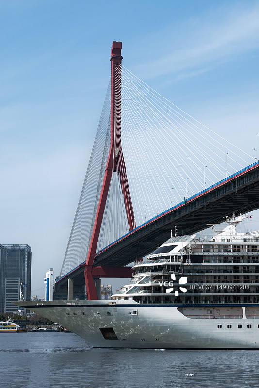 船与都市图片素材