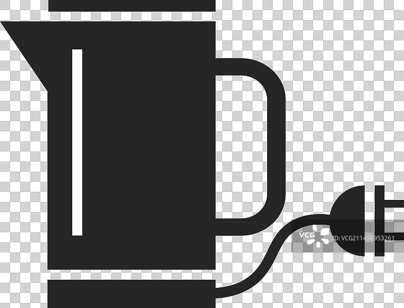 电热水壶黑色茶壶厨房图片素材