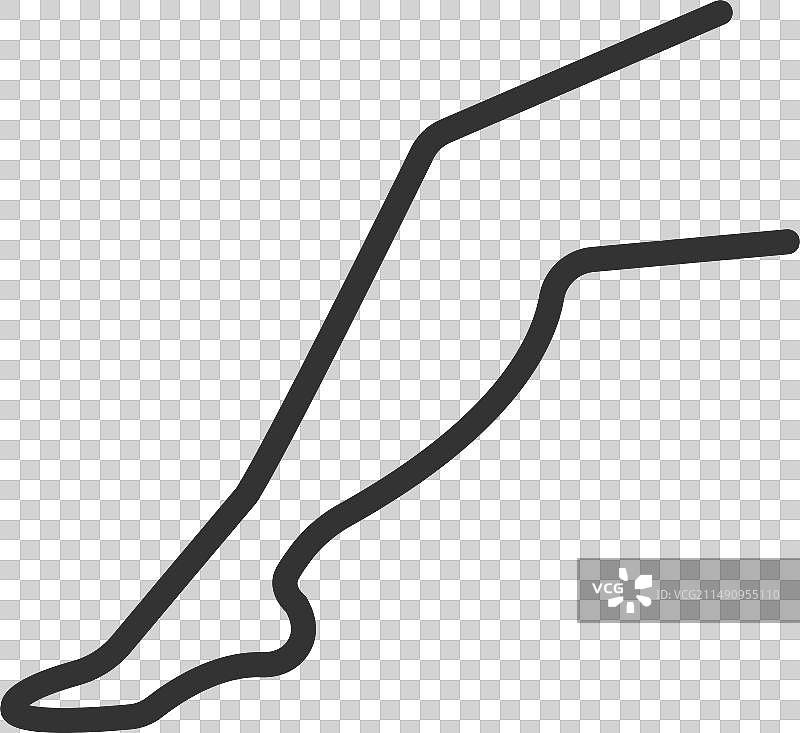 女性腿部图标女性美妆足部护理标志图片素材