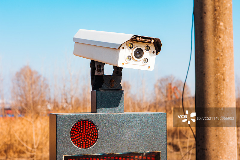 监控摄像头车牌识别图片素材