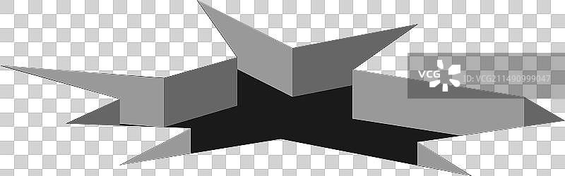 逼真白色破坏面模板图片素材