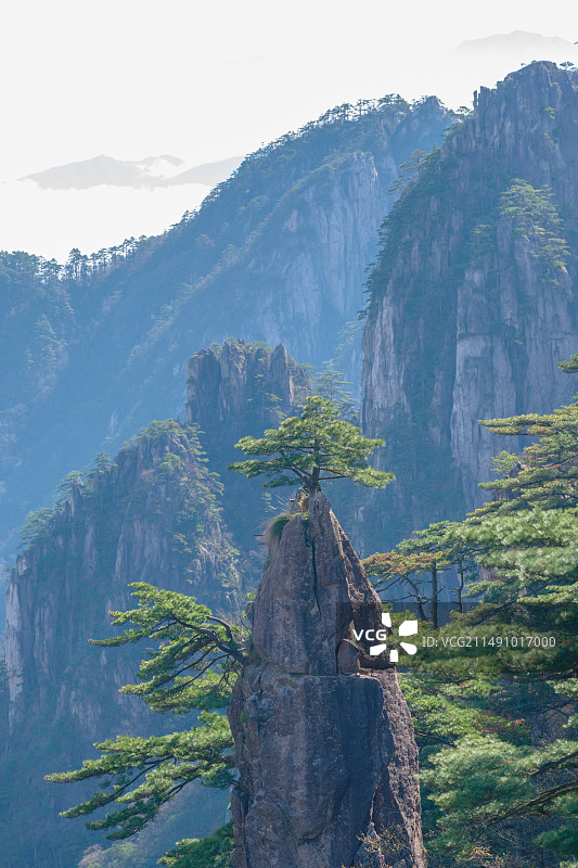 黄山妙笔生花图片素材