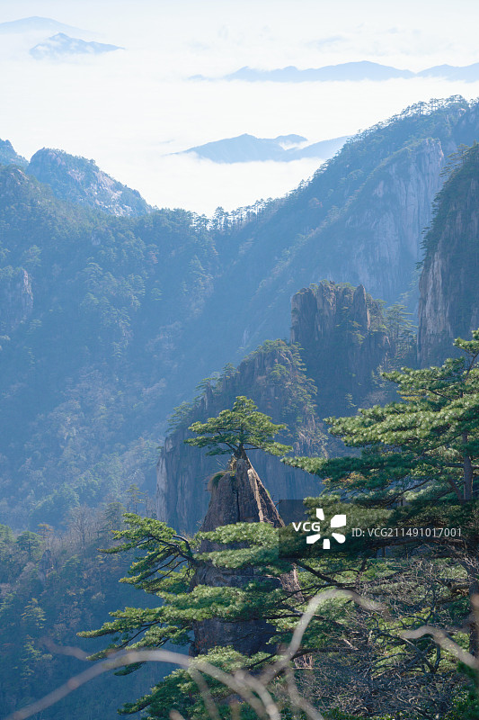 黄山妙笔生花图片素材
