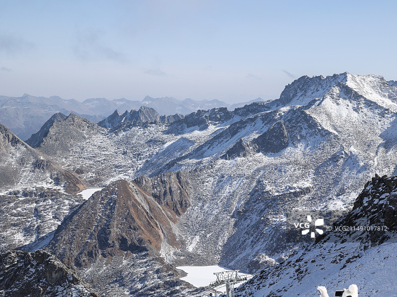 达古冰川图片素材