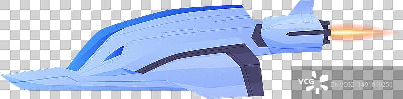 科技天空星空背景宇宙太空飞船舰队飞机三体外星人星球扁平插画元素图片素材