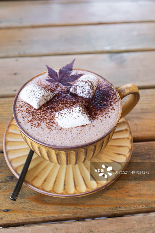 棉花糖 热可可图片素材