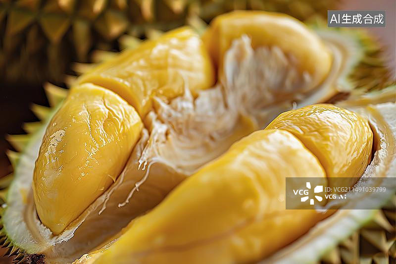 【AI数字艺术】配图：榴莲（AIGC）图片素材