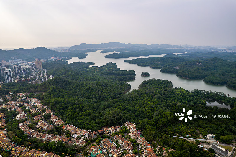 深圳宝安尖岗山公园图片素材
