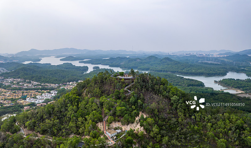 深圳宝安尖岗山公园图片素材
