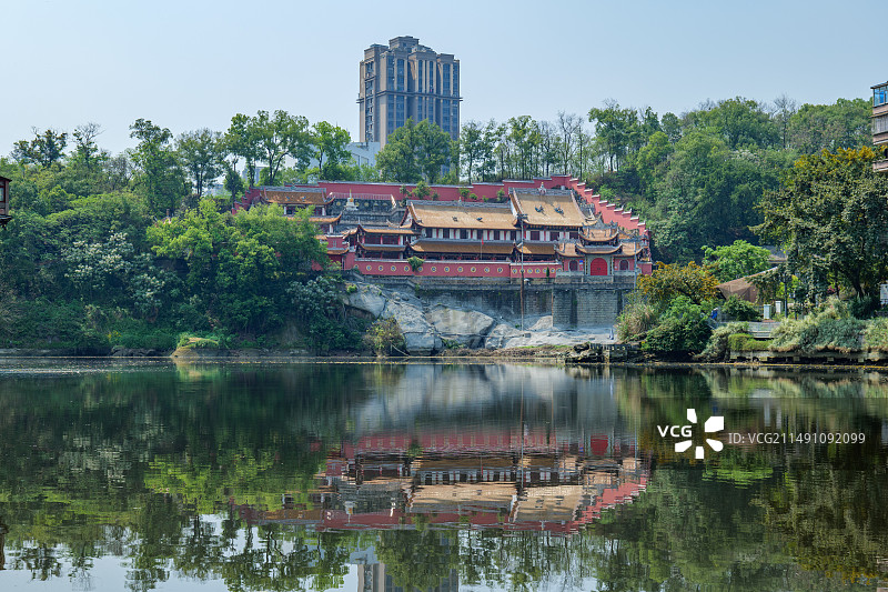自贡市自流井区法藏寺图片素材