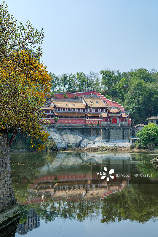 自贡市自流井区法藏寺图片素材