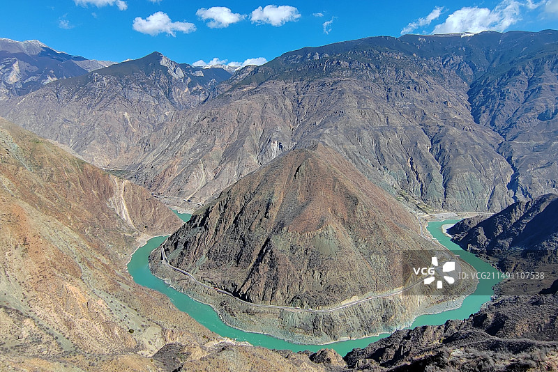 金沙江大湾图片素材