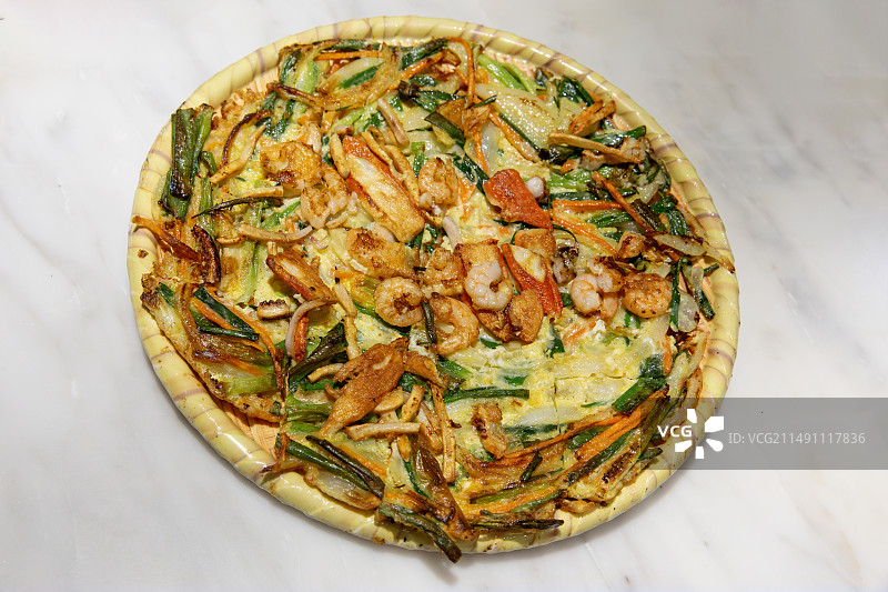 韩国韩式海鲜煎饼图片素材