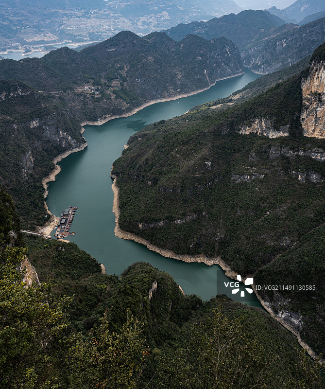 重庆云阳龙缸自然风光图片素材