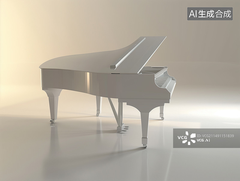 【AI数字艺术】钢琴 艺术图片素材