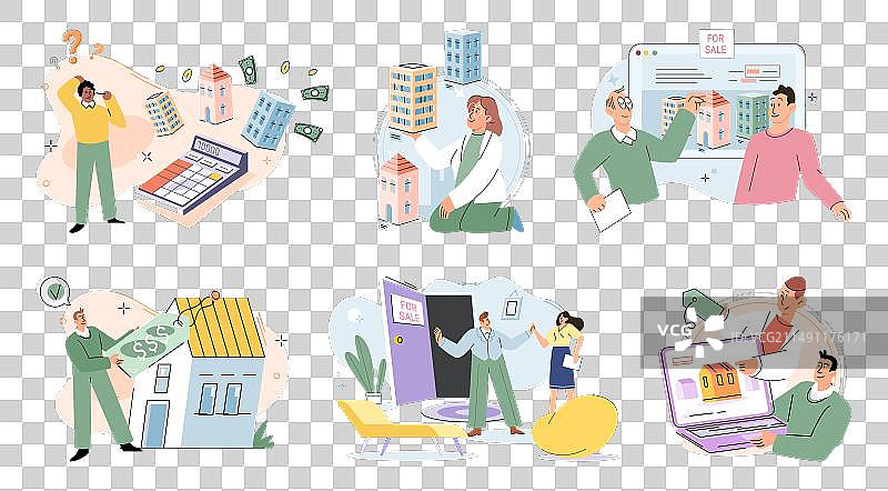 买家在购买房屋时做出了明智的决定图片素材