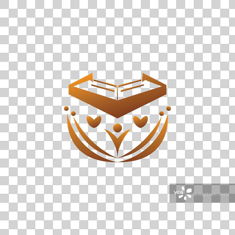 儿童教育标志设计抽象图片素材