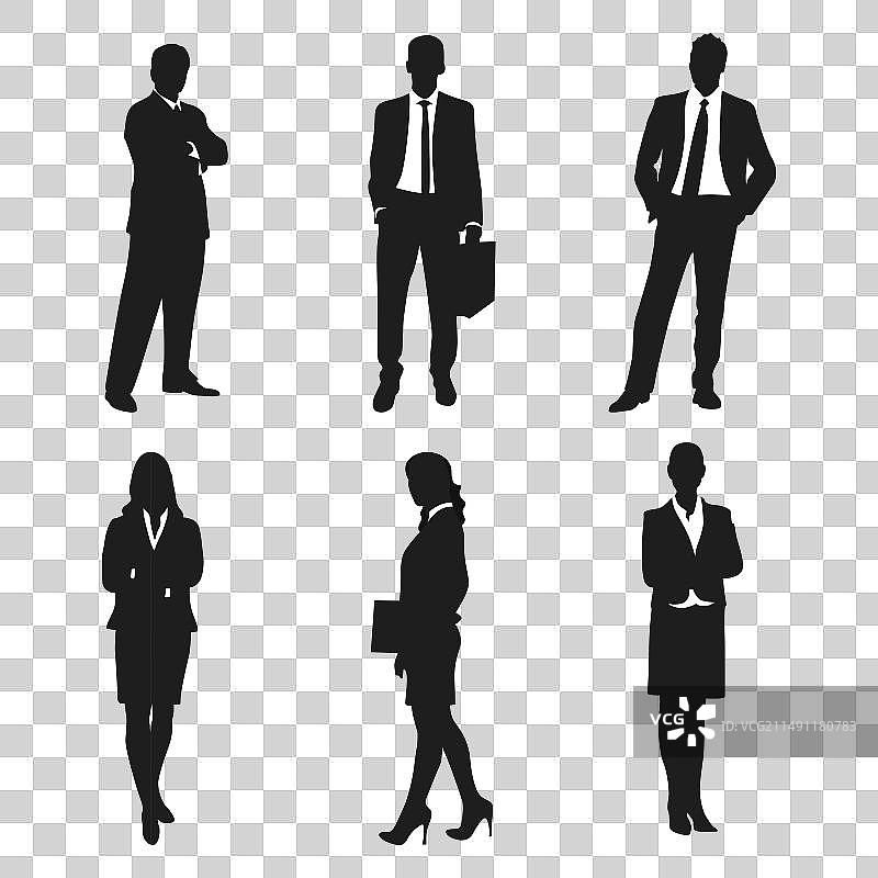 商务人士剪影 8图片素材