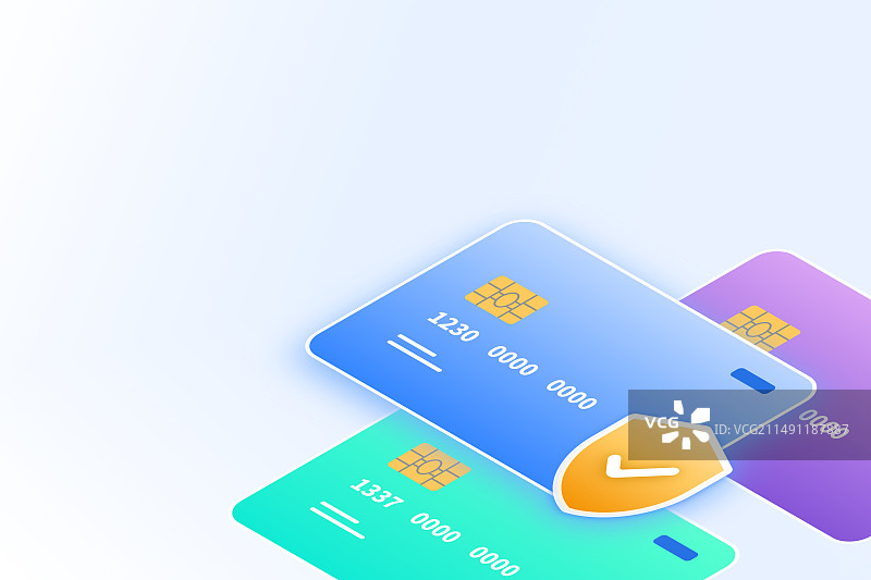 信用卡矩阵图片素材