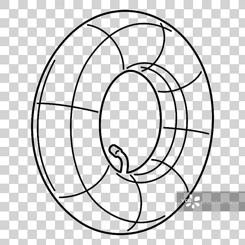 手推车轮胎的气室图片素材